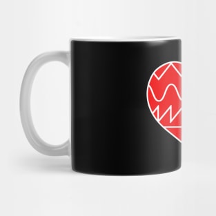 SYNTH HEART (red) #7 Mug